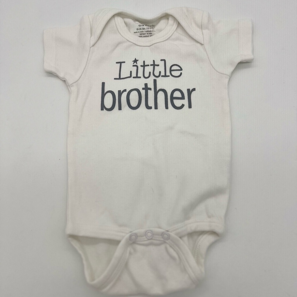 Sara Kety White One Piece Jumpsuit Cotton White Little Brother 12-18 M